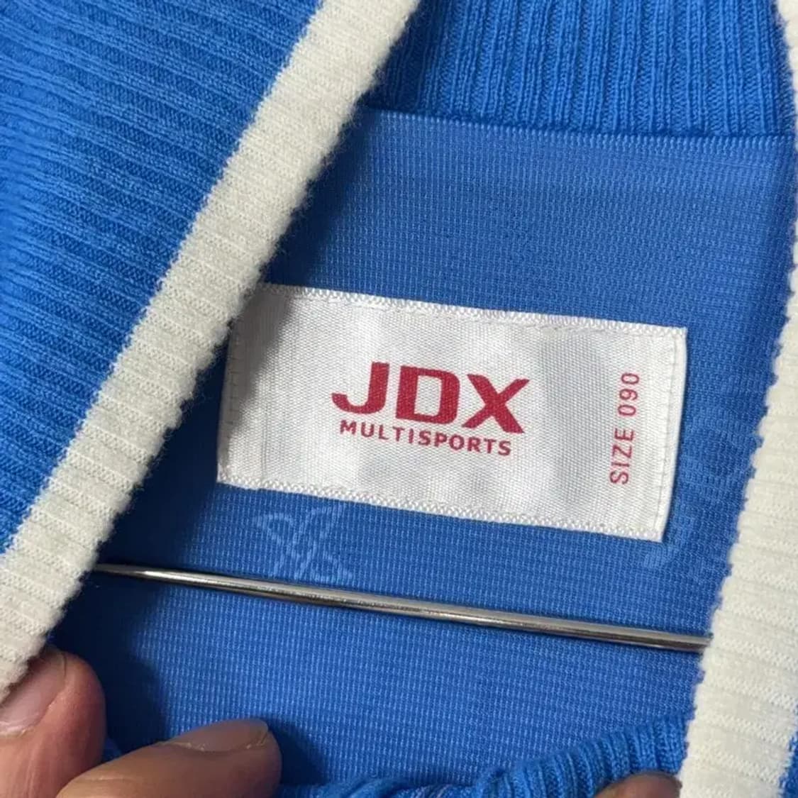 JDX 골프 로고 멀티컬러 나일론 니트 집업 90 상품이미지5