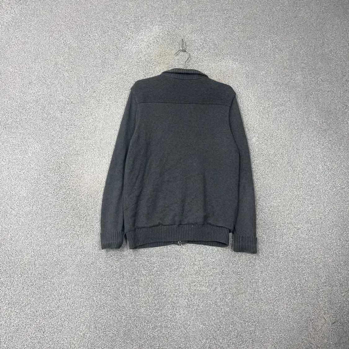 타미힐피거 차콜 캐주얼 집업 니트 L 상품이미지2
