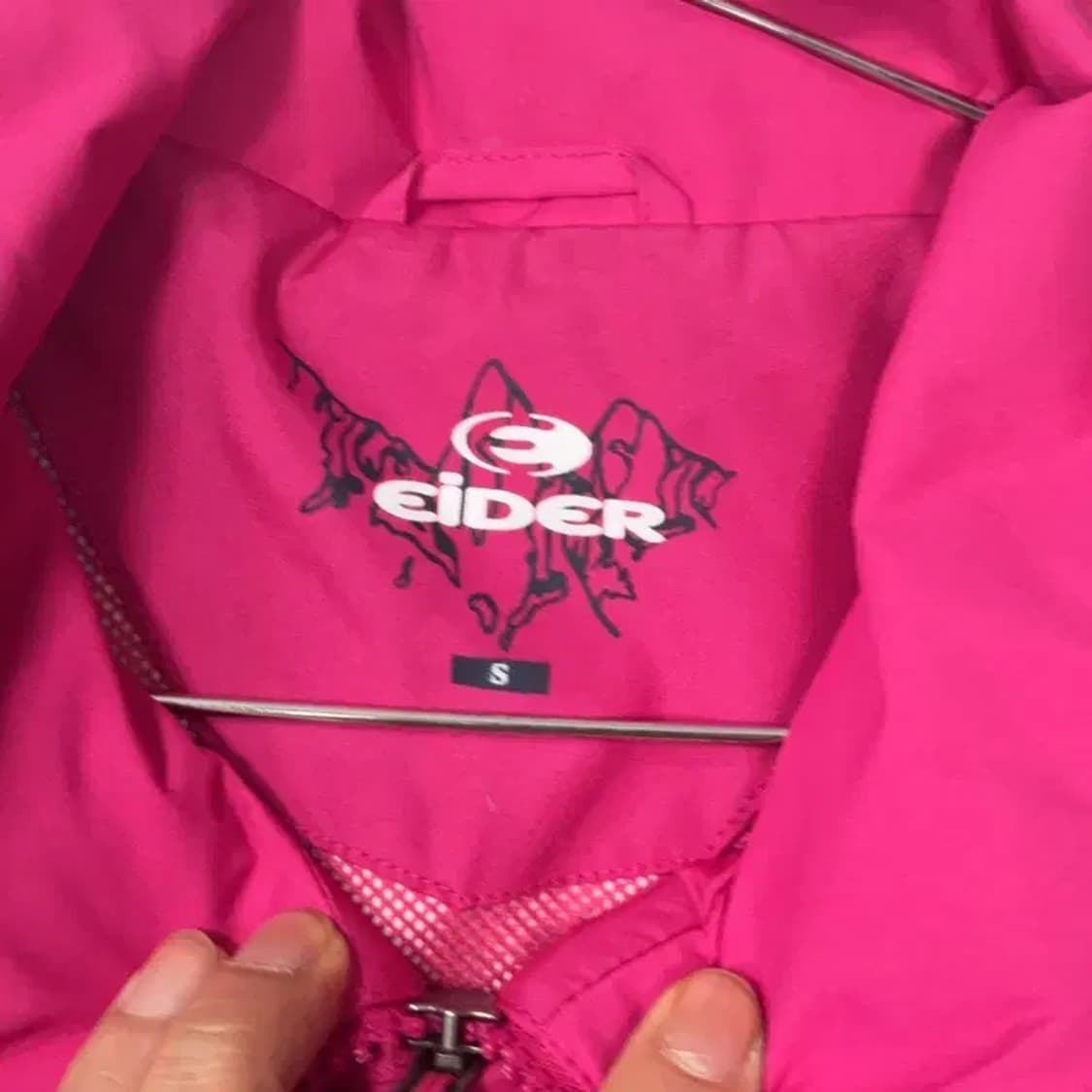 아이더 여성 디펜더 핑크 바람막이 S 상품이미지4