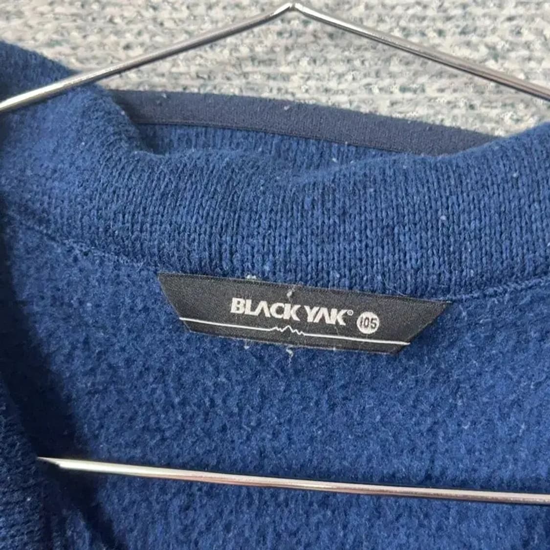 블랙야크 등산 기모 네이비 집업 105 상품이미지3
