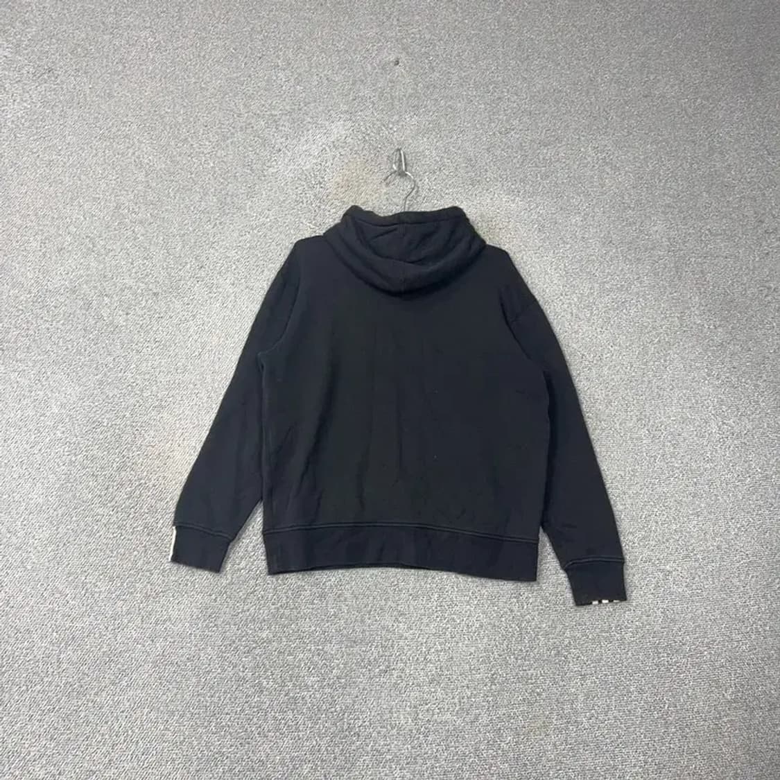 아디다스 박스로고 블랙 후드티 M 상품이미지2