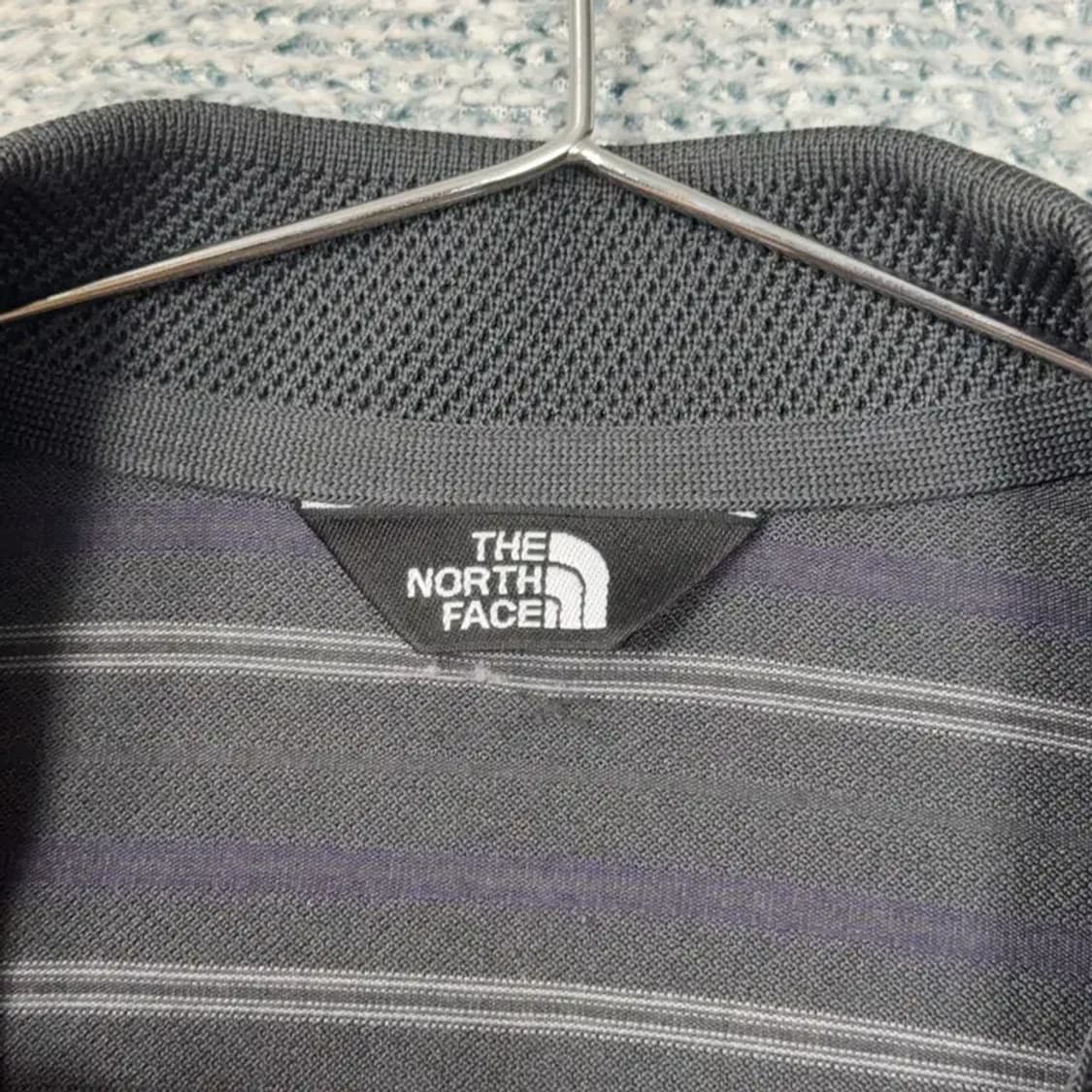 노스페이스 스트라이프 기능성 카라티 M 상품이미지3