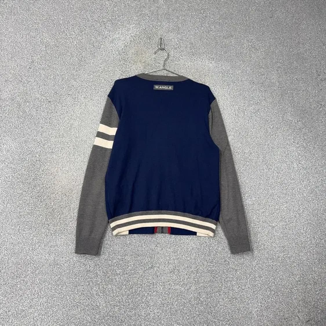 와이드앵글 골프 완장 울 니트 가디건 95 상품이미지2