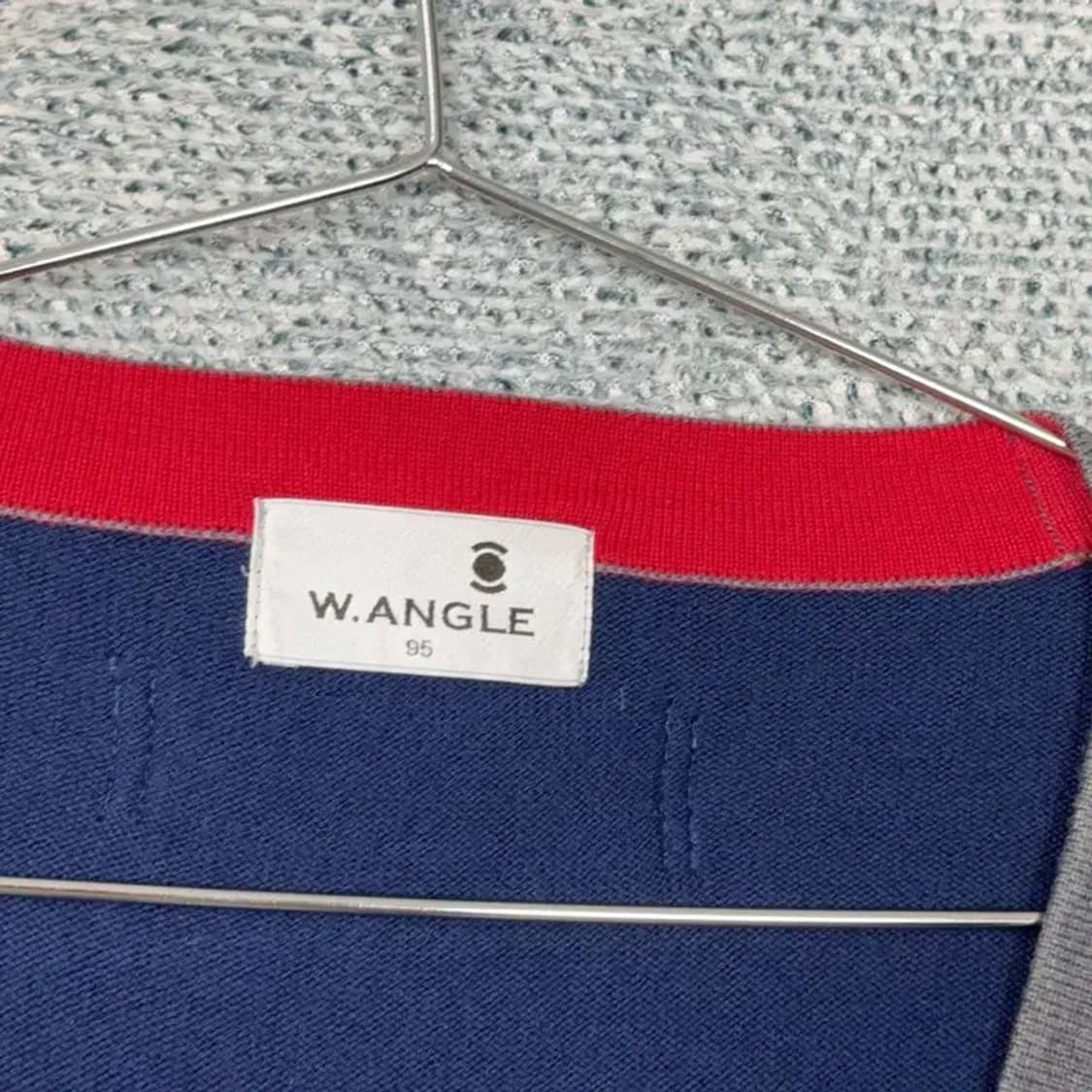 와이드앵글 골프 완장 울 니트 가디건 95 상품이미지3