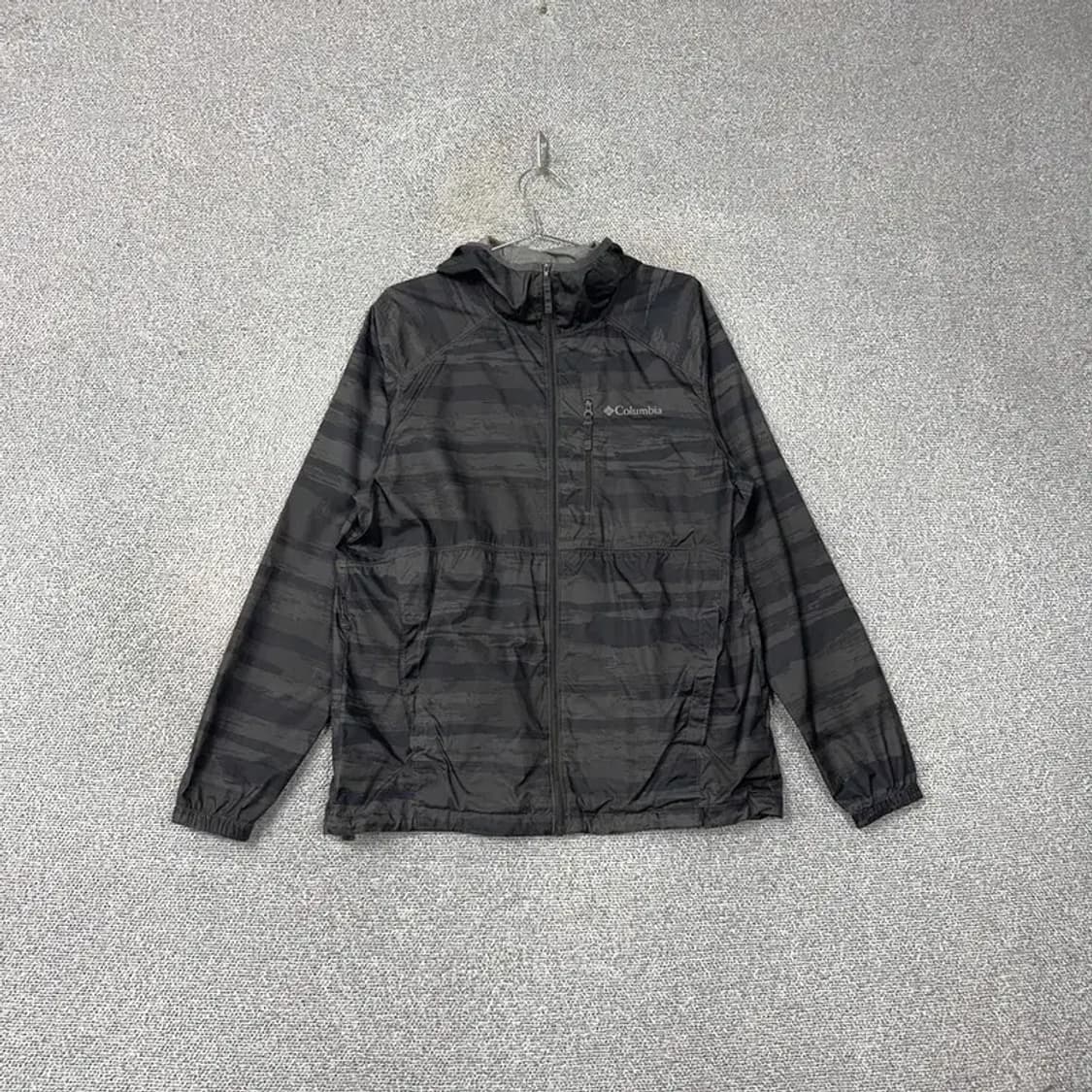 콜롬비아 패턴 포켓 기능성 로고 바람막이 L 상품이미지1