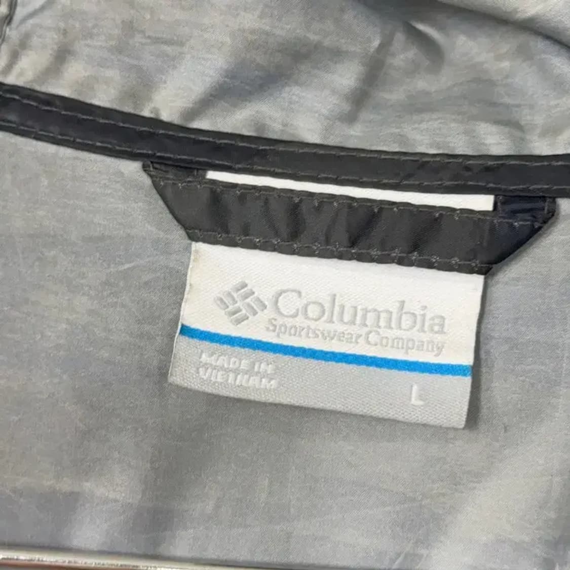 콜롬비아 패턴 포켓 기능성 로고 바람막이 L 상품이미지3