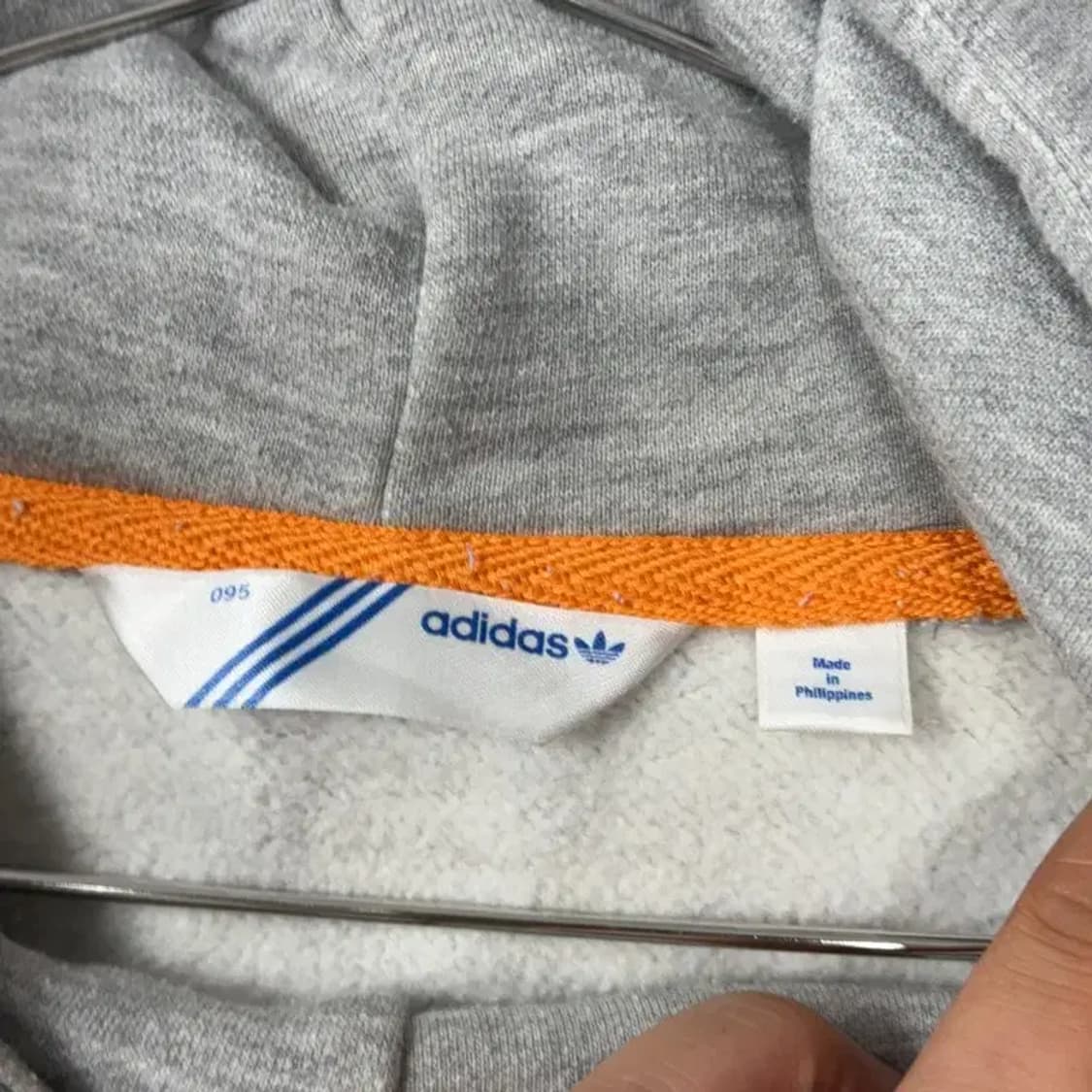 아디다스 트레포일 빅로고 롱 후드티 95 상품이미지5