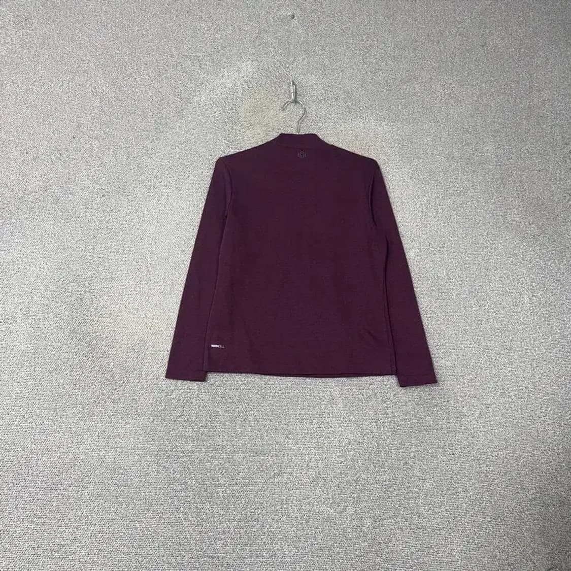 푸마 로고 버건디 기능성 긴팔티 M 상품이미지2