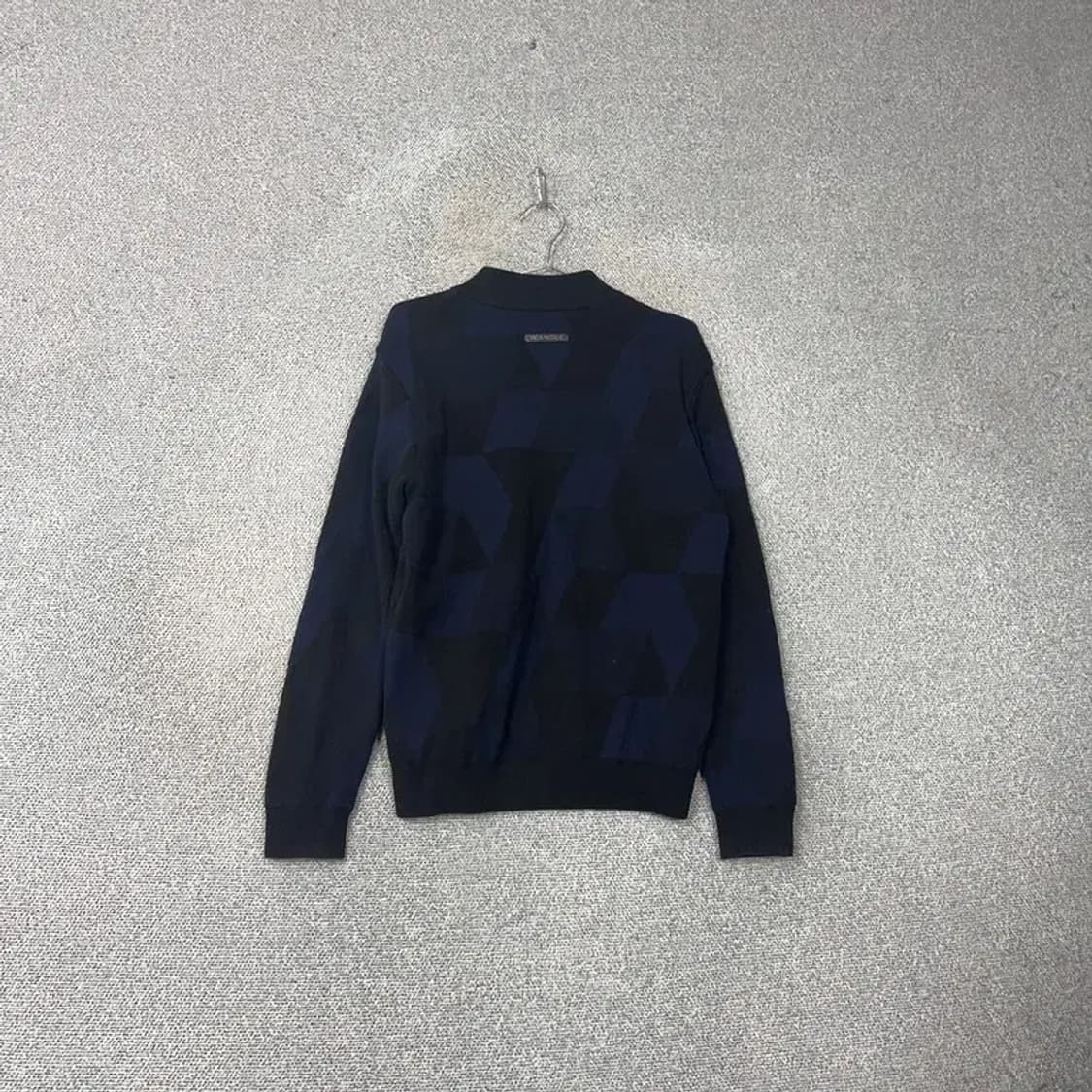 와이드앵글 남성 골프 반집업 방품 니트 100 상품이미지2