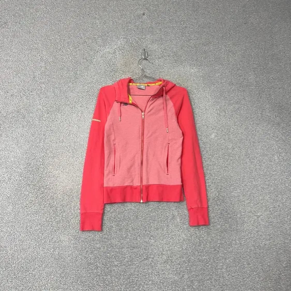 뉴발란스 코랄 핑크 투톤 후드집업 S 상품이미지1