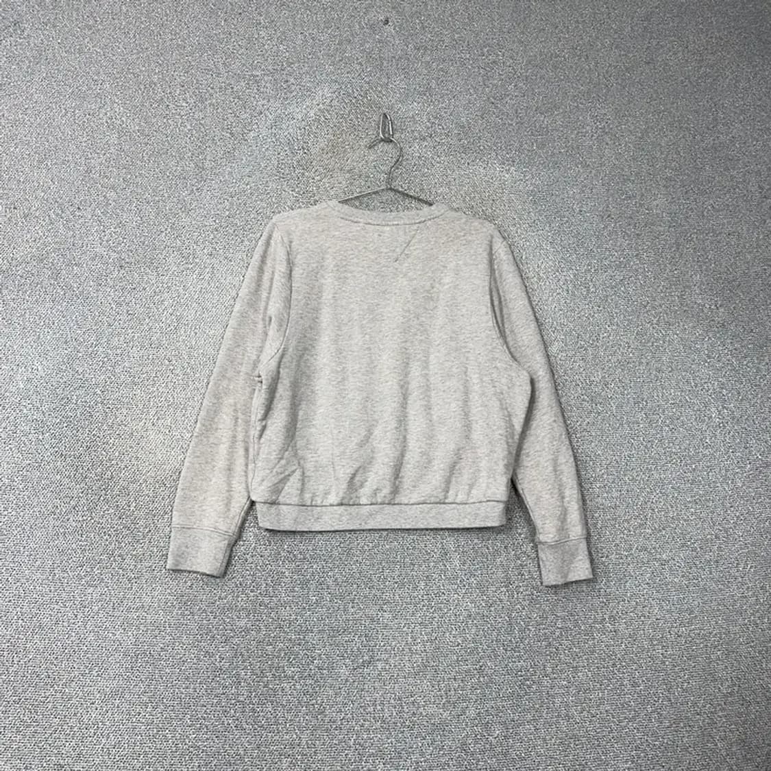 타미 진스 하단 로고 그레이 캐주얼 여성 맨투맨 S 상품이미지2