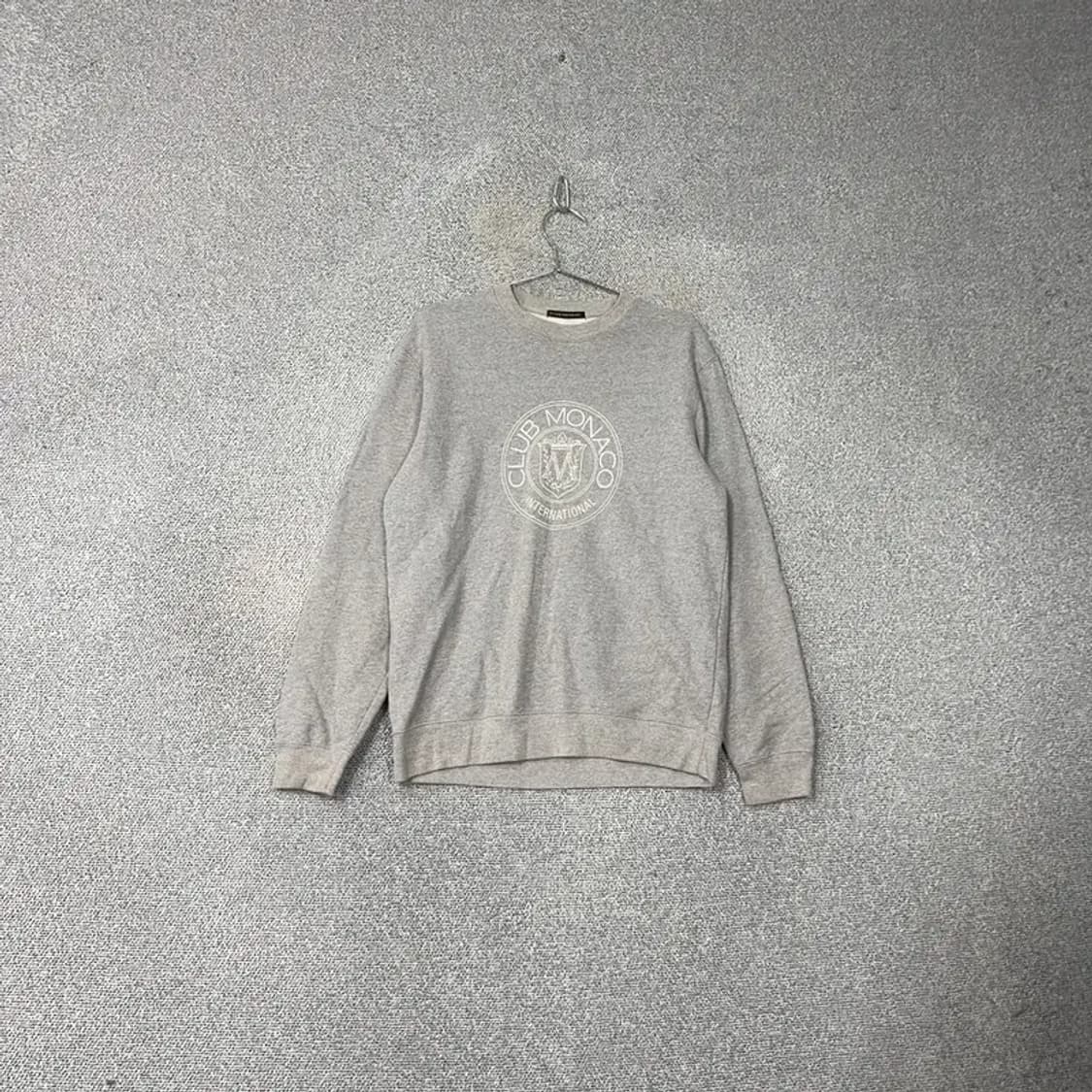 클럽모나코 프린팅 그레이 후드티 100 상품이미지1
