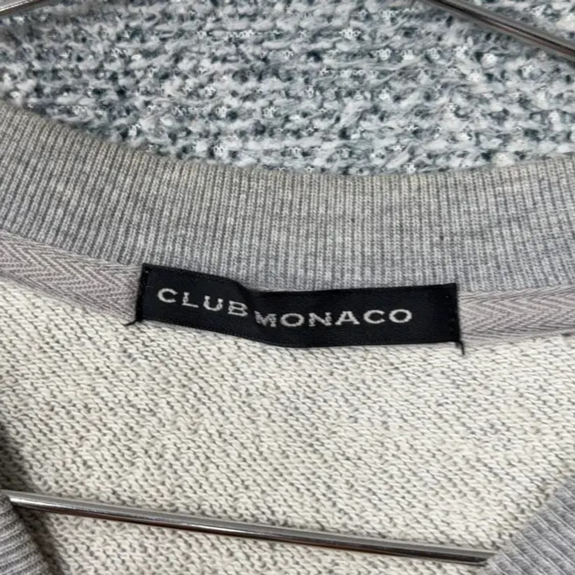 클럽모나코 프린팅 그레이 후드티 100 상품이미지3