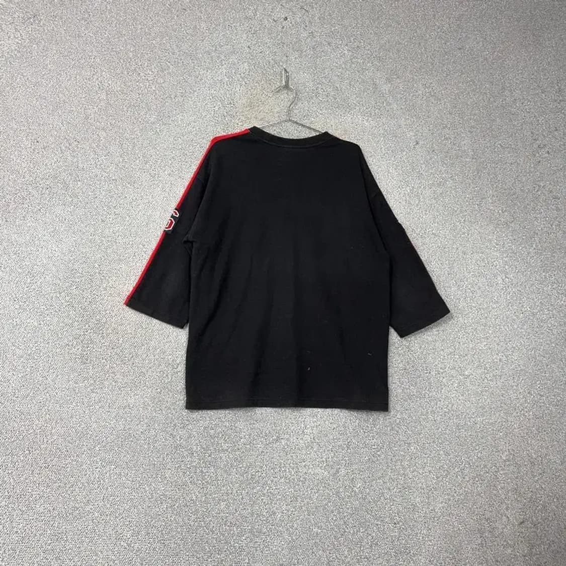 NBA 시카고불스 로고 사이드라인 7부 긴팔티 L 상품이미지2