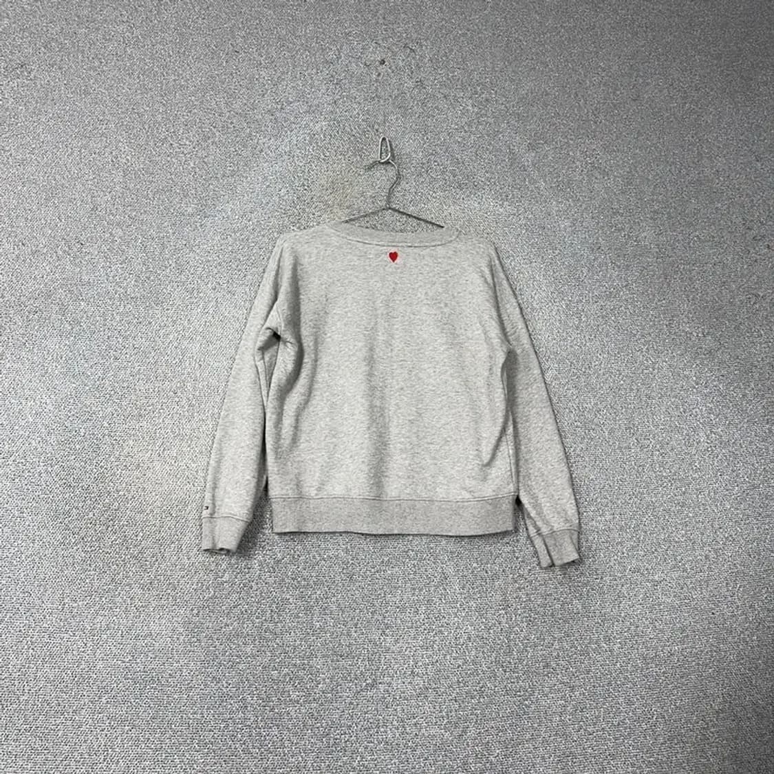 타미힐피거 프린팅 로고 그레이 맨투맨 M 상품이미지2