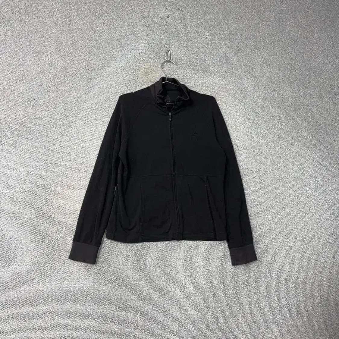 아디다스 올블랙 집업 져지 M 상품이미지1