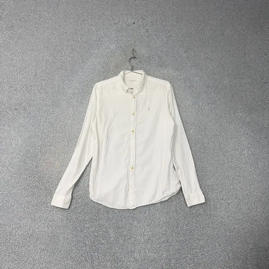 올세인츠 남성 캐주얼 화이트 셔츠 S 상품이미지1