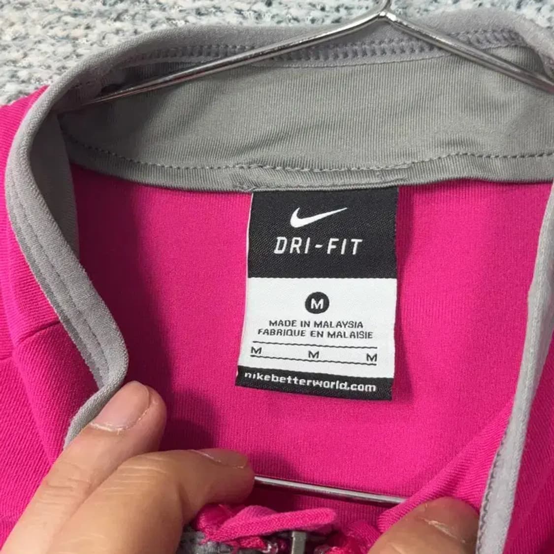 나이키 드라이핏 여성 기능성 핑크 져지 M 상품이미지3