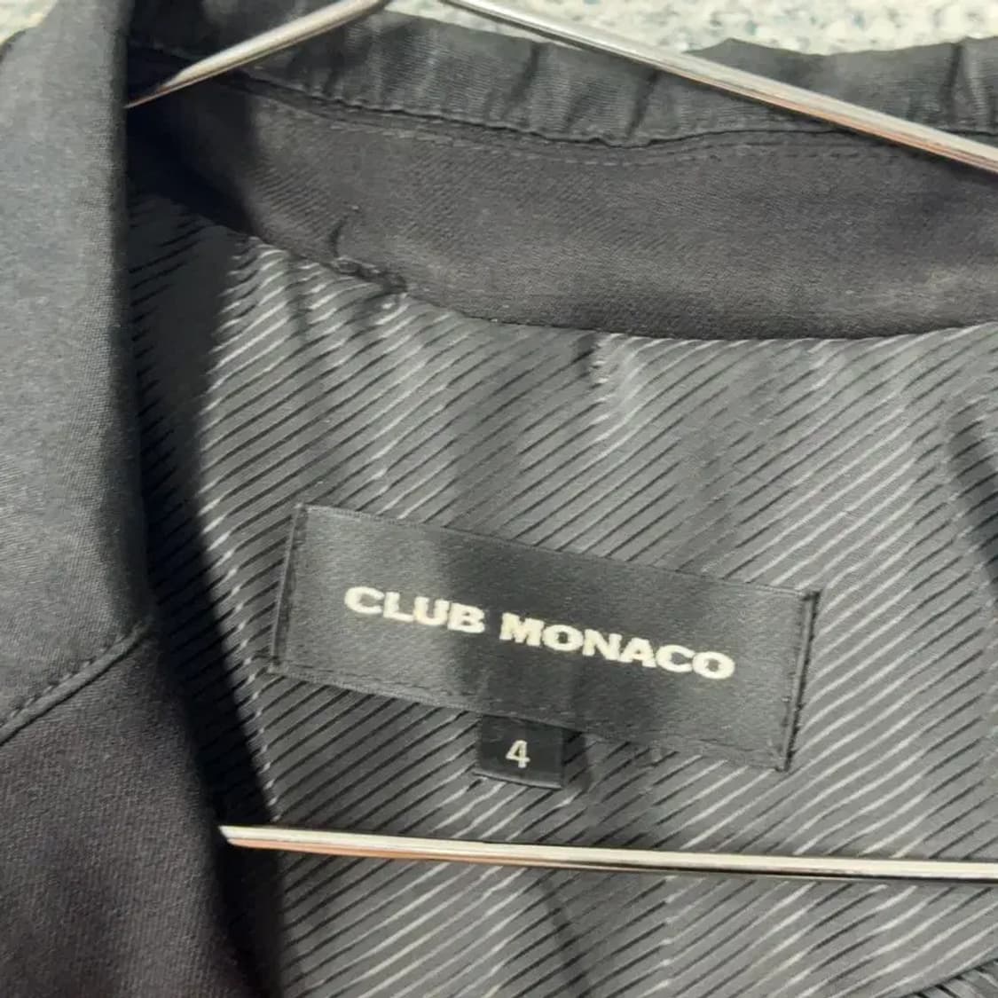 클럽모나코 블랙 여성 클래식 코트 블레이저 자켓 4 상품이미지5