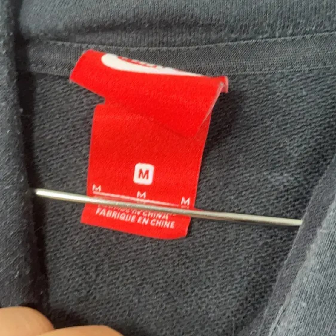 나이키 빈티지 블랙 프린팅 후드티 M 상품이미지3