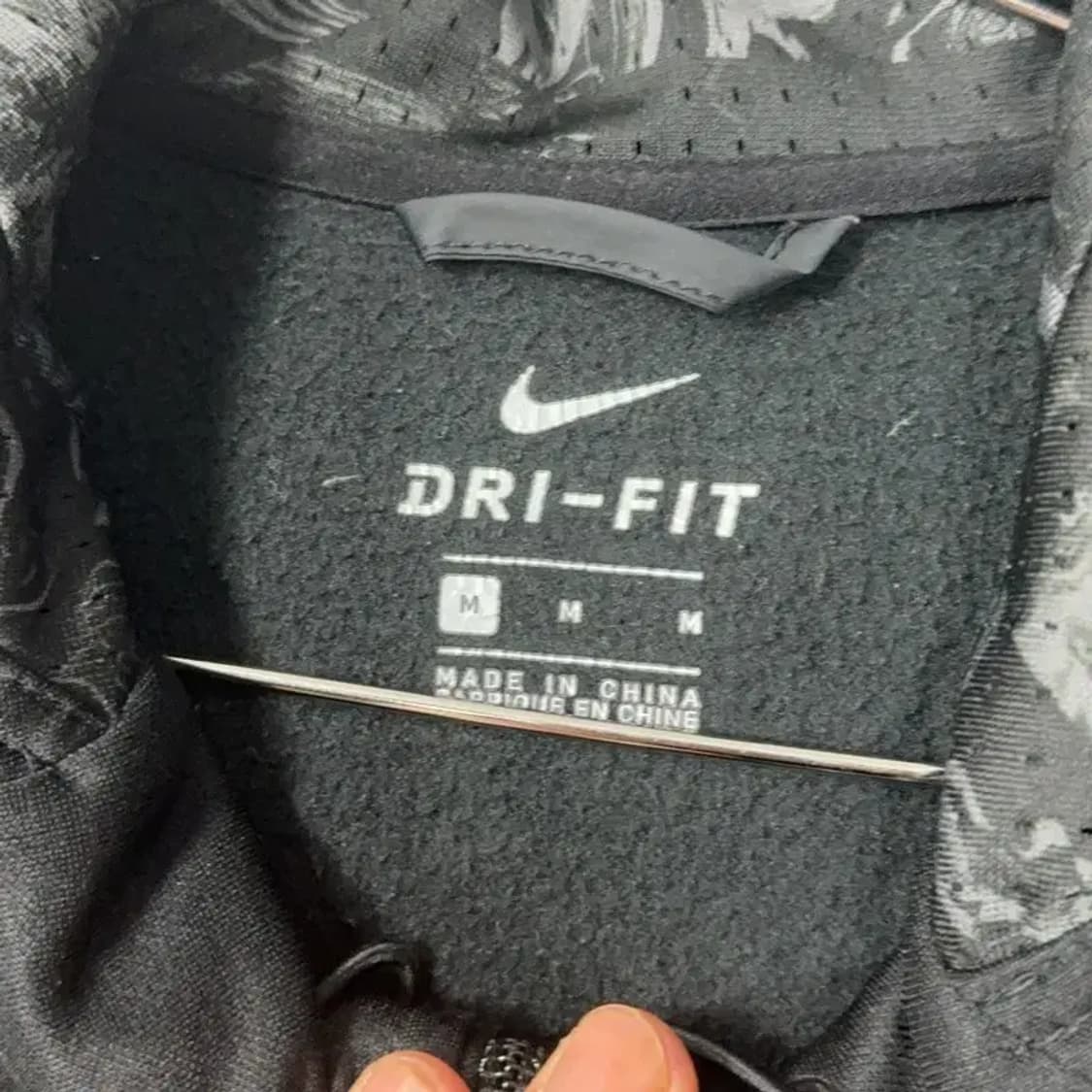나이키 드라이핏 로고 블랙 기능성 후드집업 M 상품이미지5