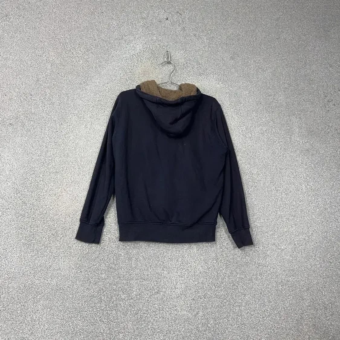 유니클로 네이비 보아털 양털 후드집업 M 상품이미지2