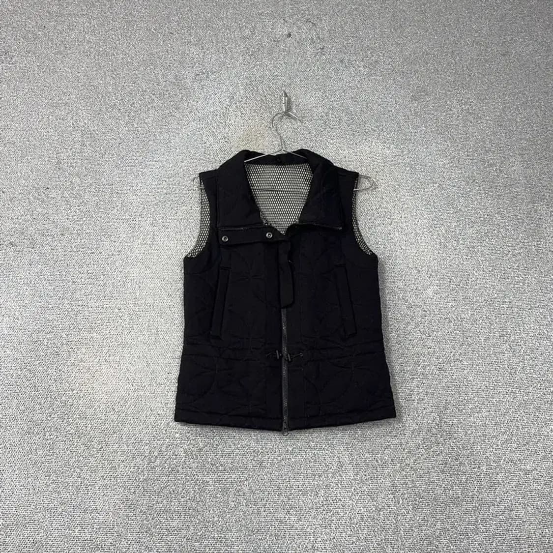 코오롱 여성 블랙 코튼 조끼 패딩 90 상품이미지1