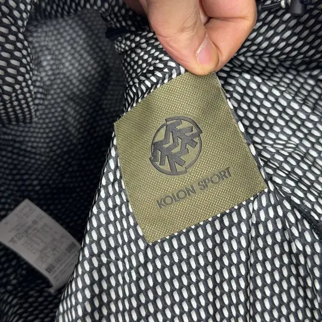 코오롱 여성 블랙 코튼 조끼 패딩 90 상품이미지5