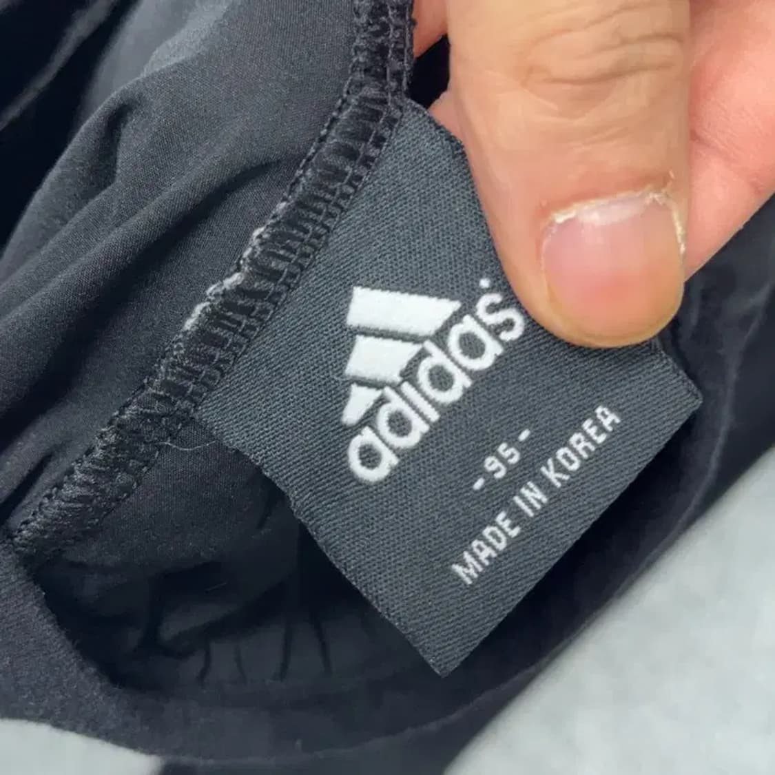 아디다스 삼각로고 블랙 집업 져지 95 상품이미지3