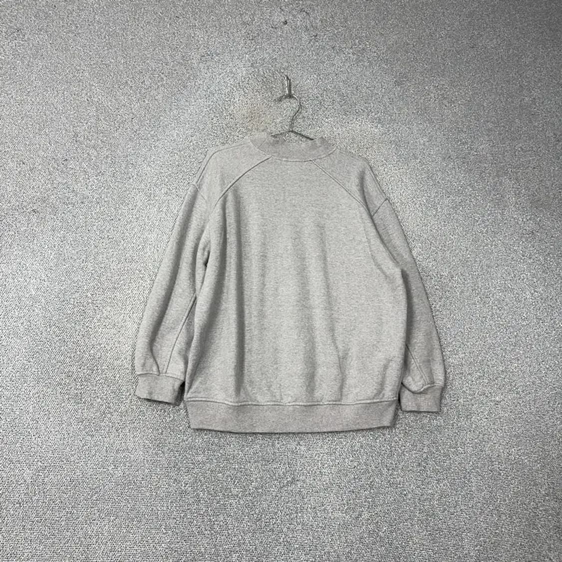 LAP 캐주얼 그레이 오버핏 스웻 맨투맨 FREE 상품이미지2