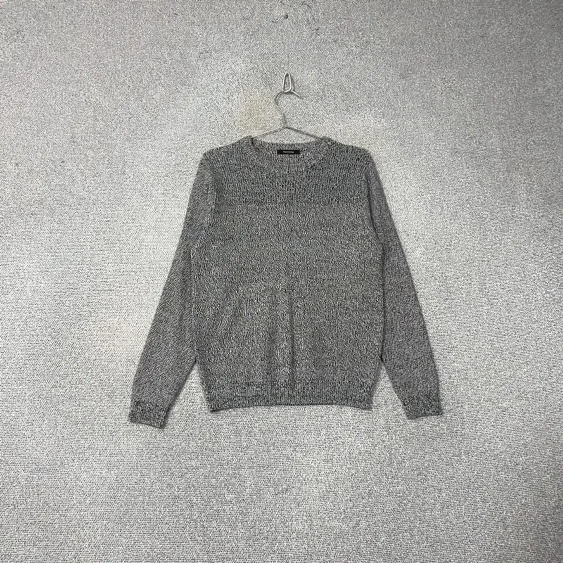 마인드브릿지 남성 캐주얼 그레이 니트 95 상품이미지1