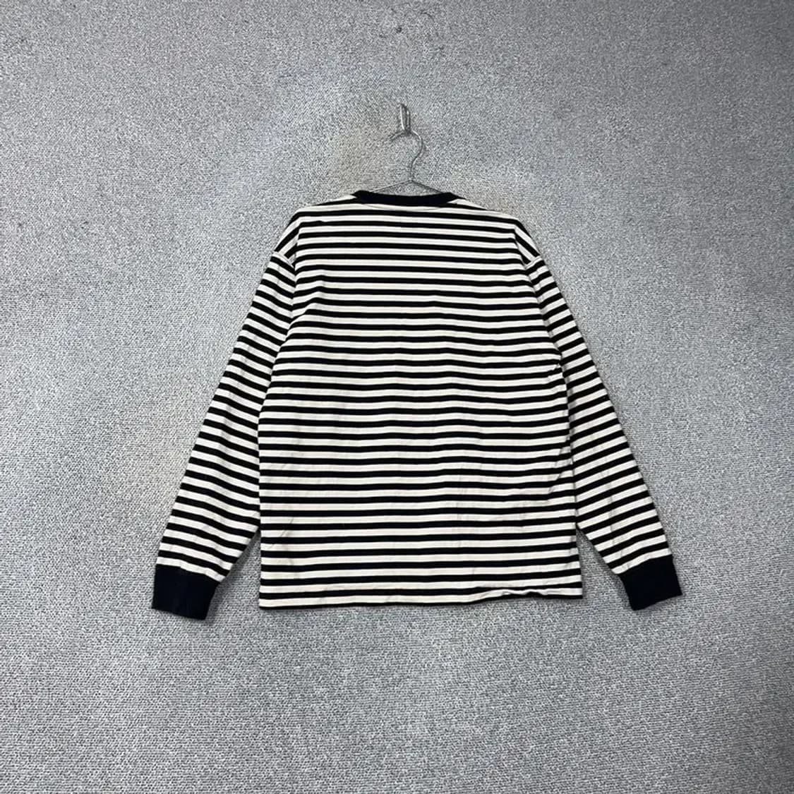 이벳필드 스트라이프 캐주얼 긴팔티 L 상품이미지2