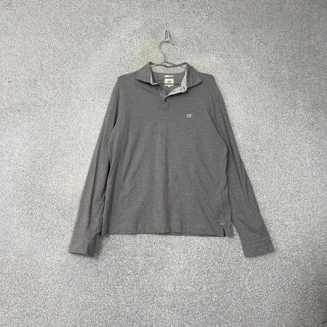 핸리코튼 슬림핏 그레이 카라티 XL 상품이미지1