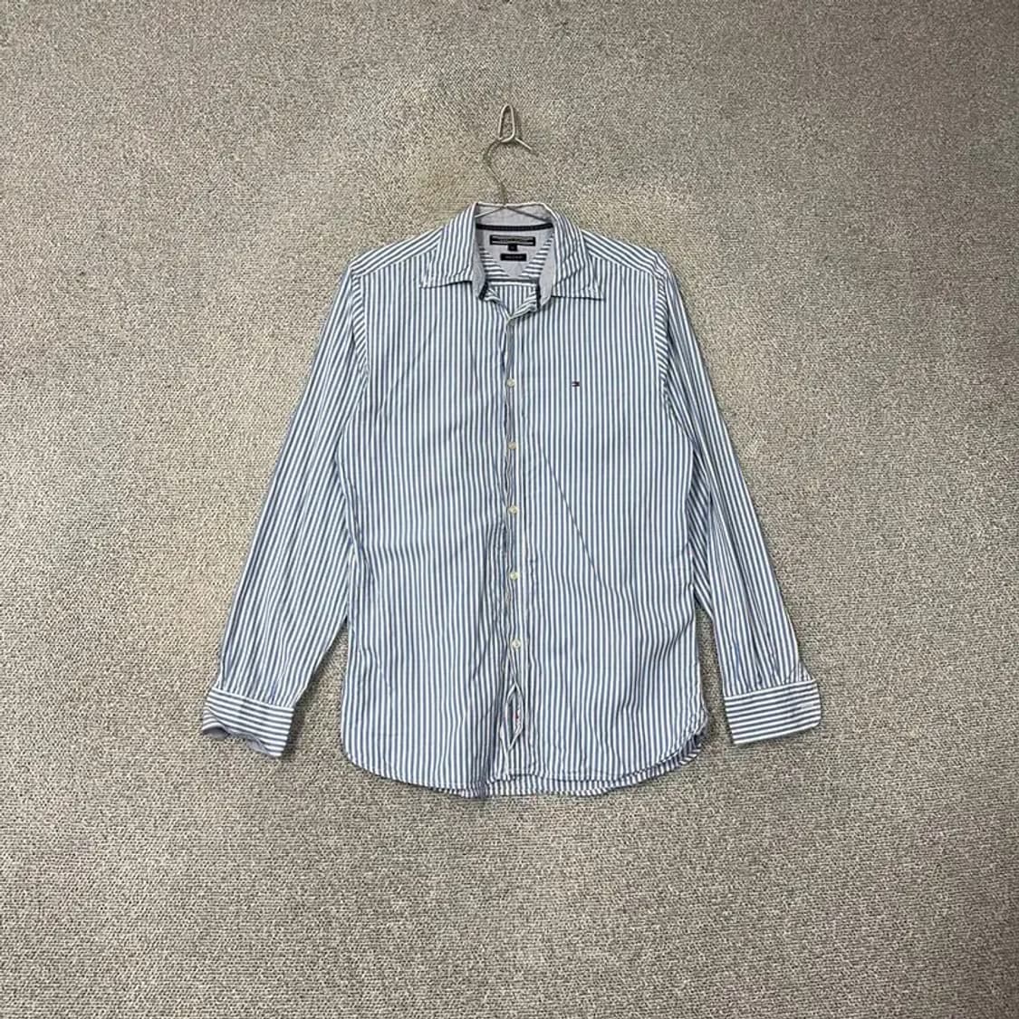 타미힐피거 뉴욕핏 스트라이프 셔츠 S 상품이미지1