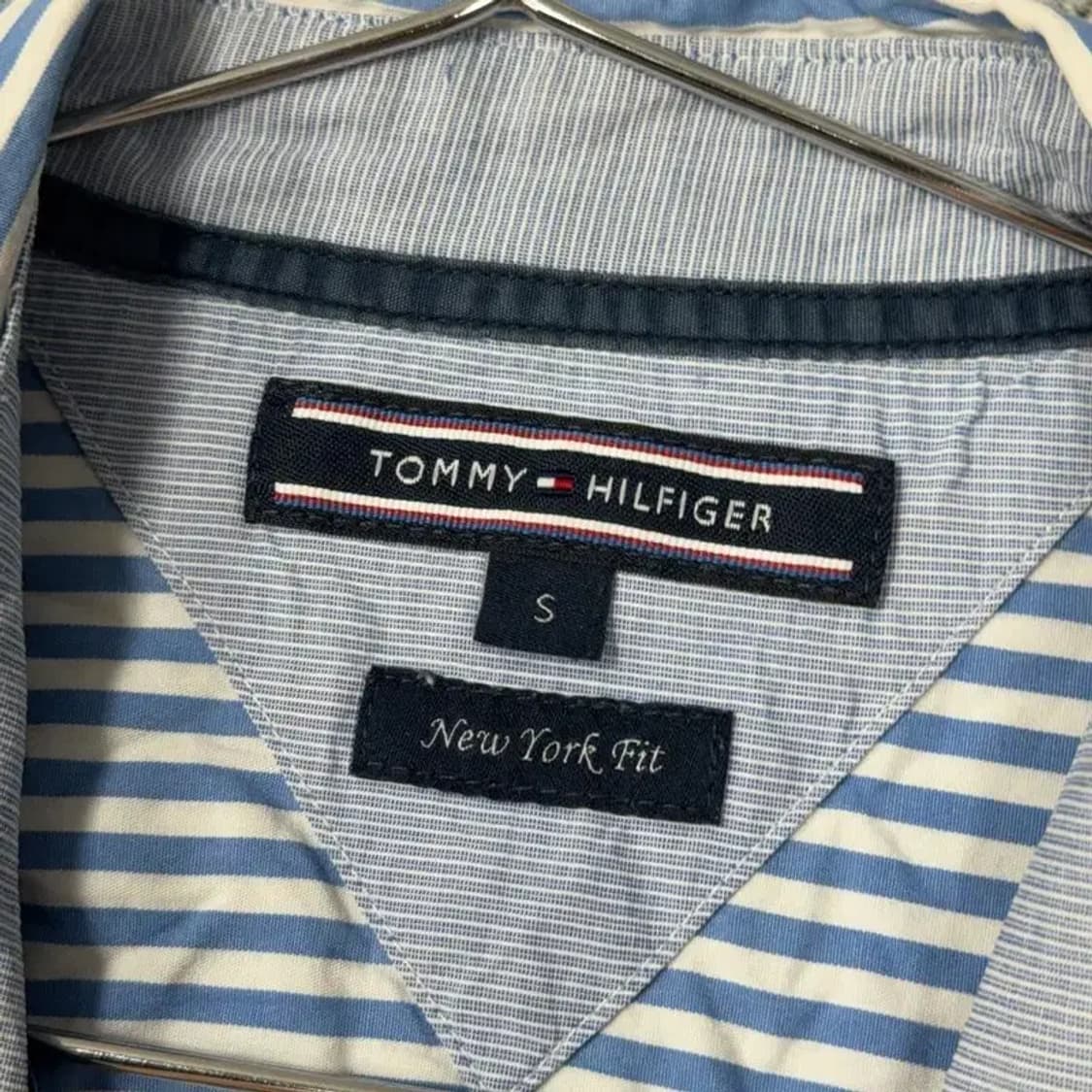 타미힐피거 뉴욕핏 스트라이프 셔츠 S 상품이미지3