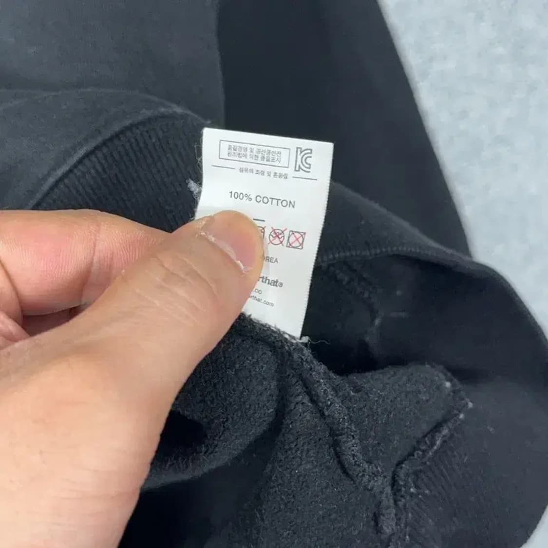 디스이즈네버댓 프린팅 블랙 맨투맨 S 상품이미지4