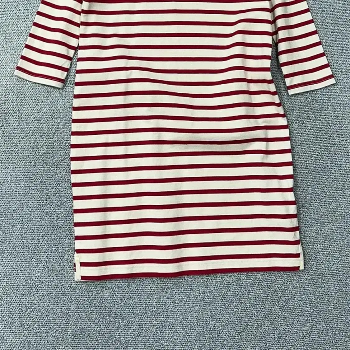 타미힐피거 로고 레드 스트라이프 카라 원피스 M 상품이미지4