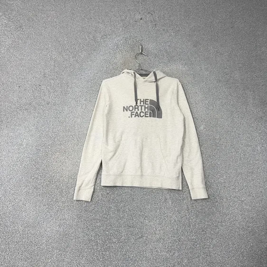 노스페이스 프린팅 크림 후드티 XS 상품이미지1