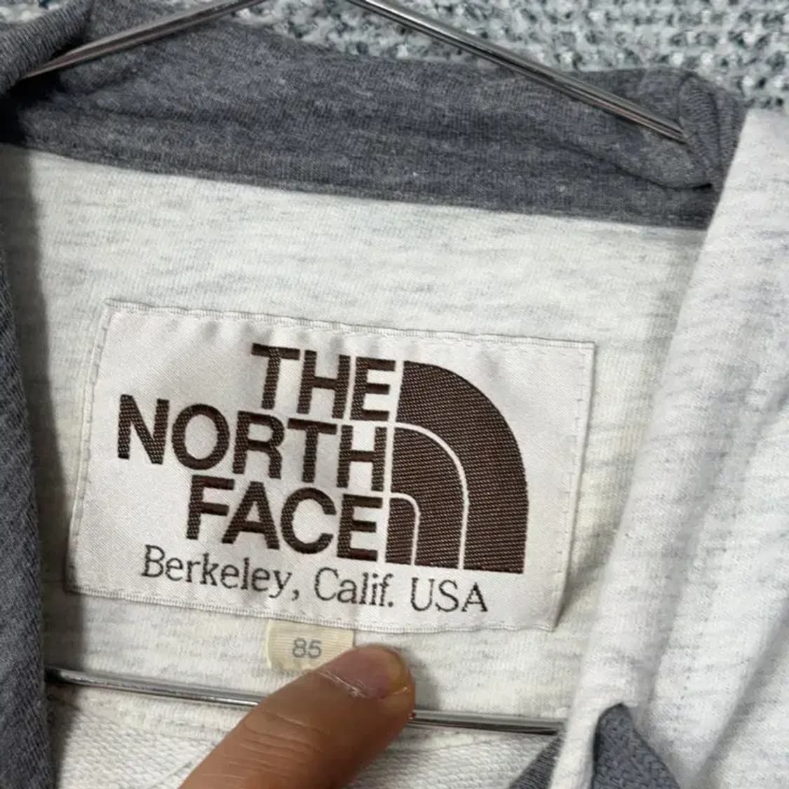 노스페이스 프린팅 크림 후드티 XS 상품이미지3