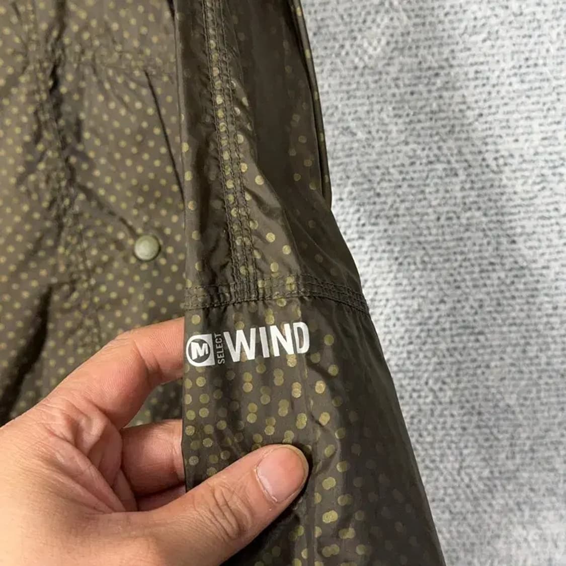 머렐 여성 로고 도트 카키 기능성 코트 바람막이 윈드 자켓 M 상품이미지3