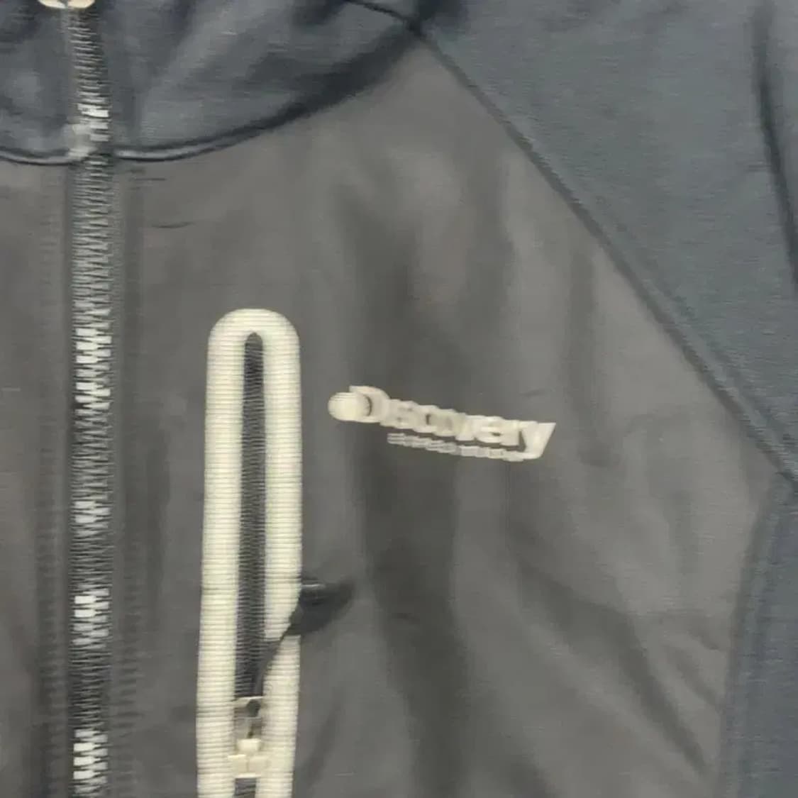 디스커버리 로고 블랙 퀄팅 기능성 여성 후드집업 95 상품이미지3