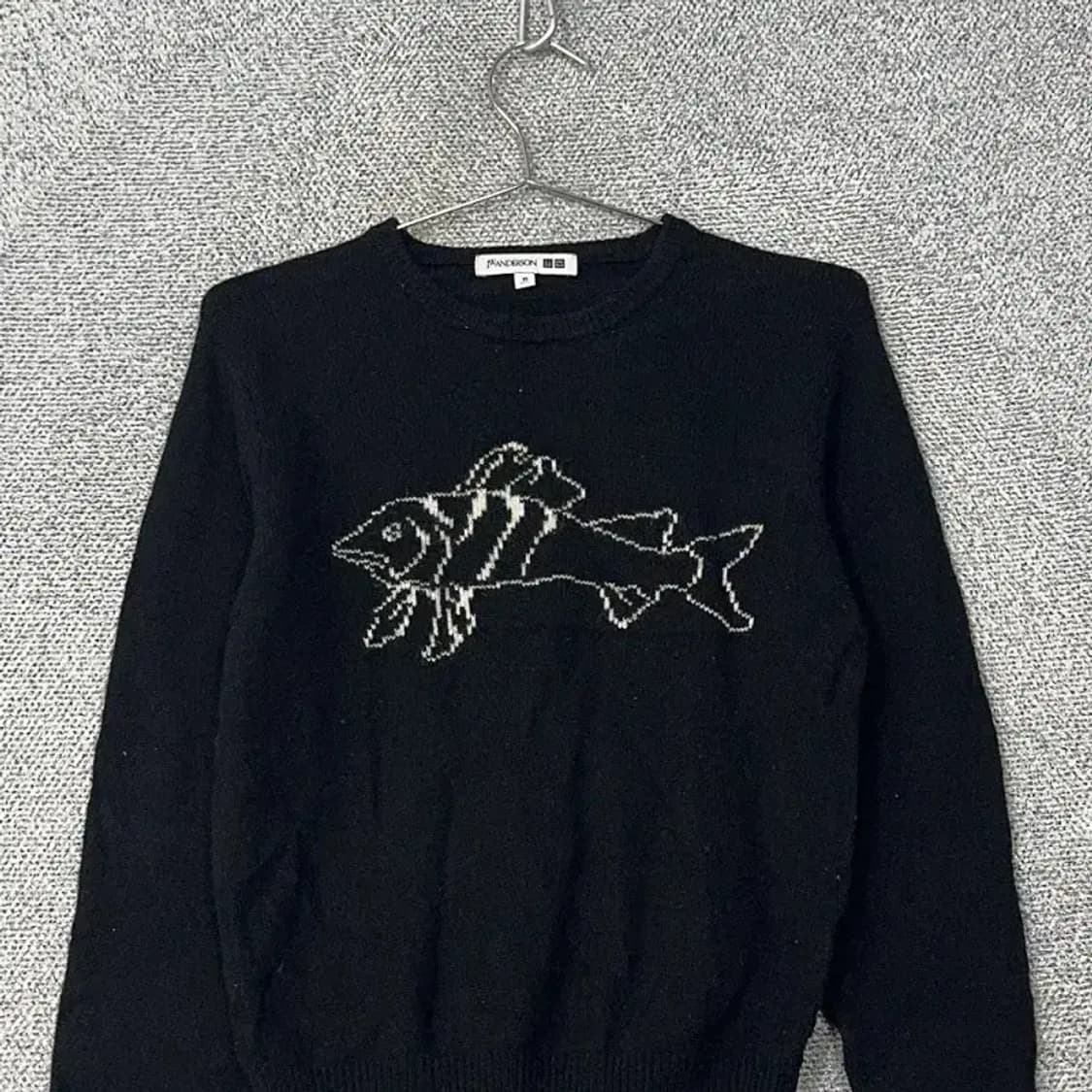 유니클로 JW앤더슨 여성 블랙 니트 XS 상품이미지3