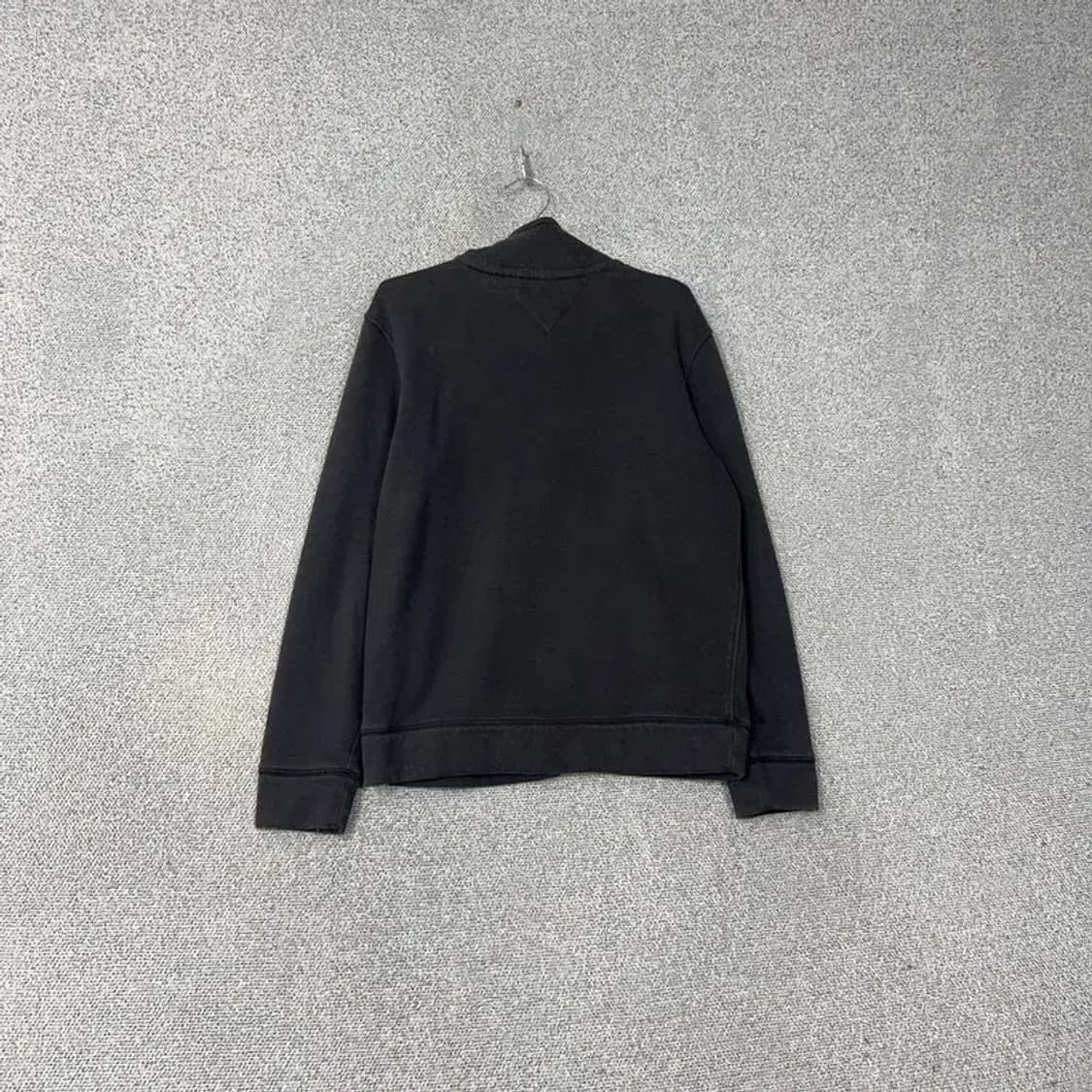 타미힐피거 블랙 코튼 집업 져지 L 상품이미지2