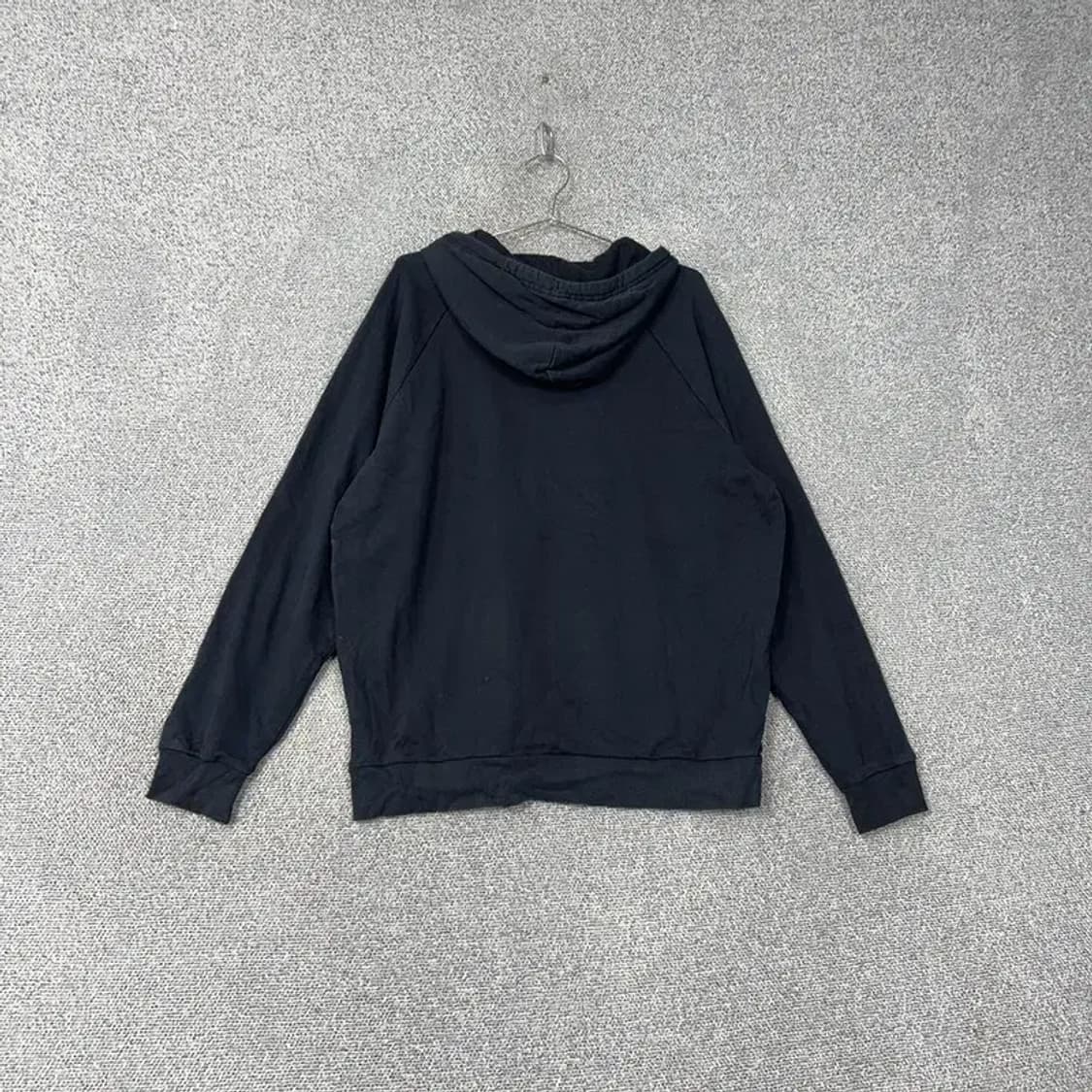 언더아머 심플 로고 오버핏 네이비 후드티 XXL 상품이미지2