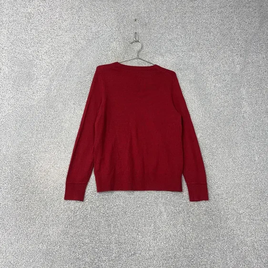 타미힐피거 레드 로고 울 캐시미어 남성 캐주얼 니트 M 상품이미지2