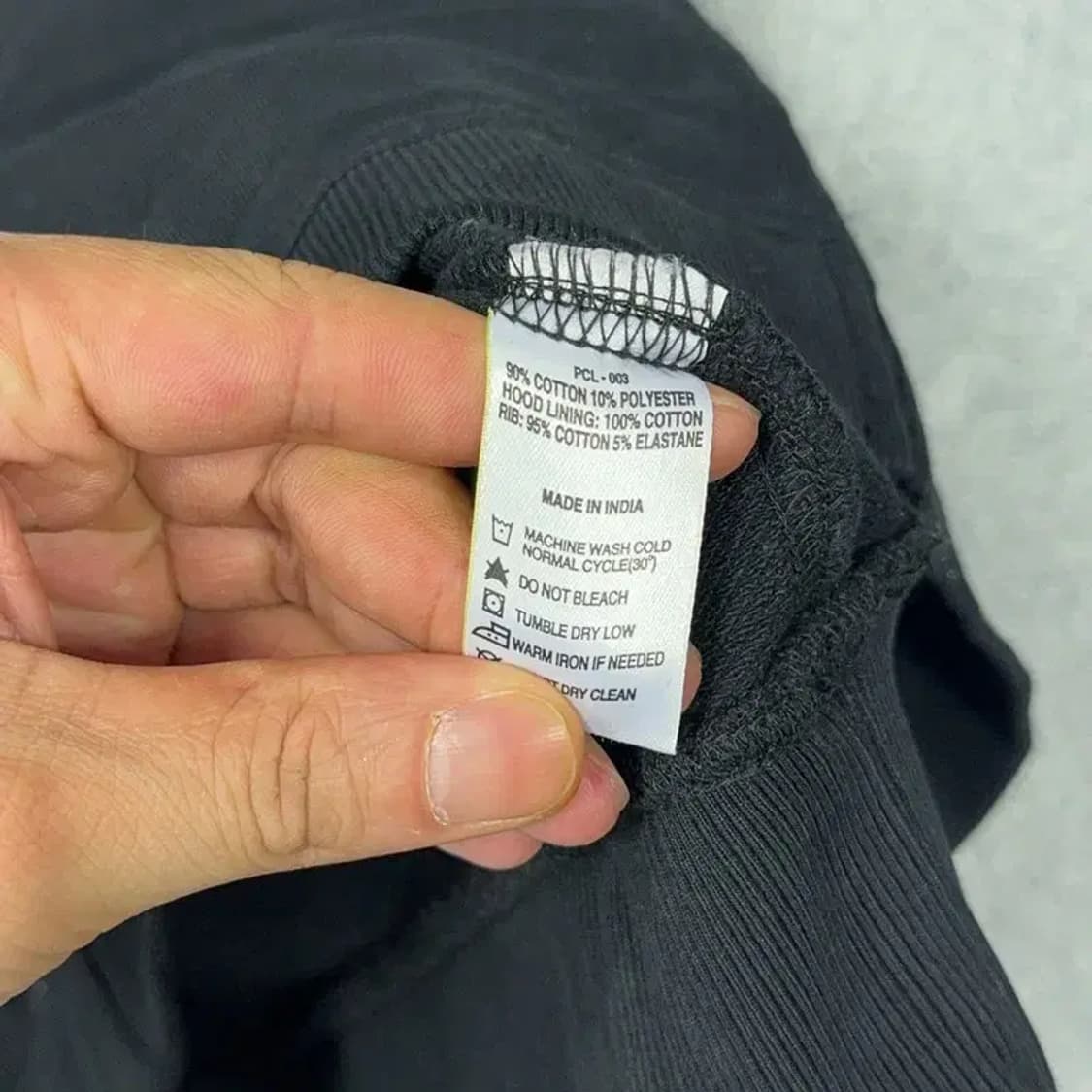 리바이스 빈티지 스펠 프린팅 로고 후드집업 S 상품이미지4