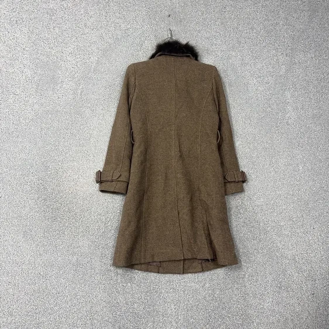 빈폴 여우털 울 브라운 코트 90 상품이미지2