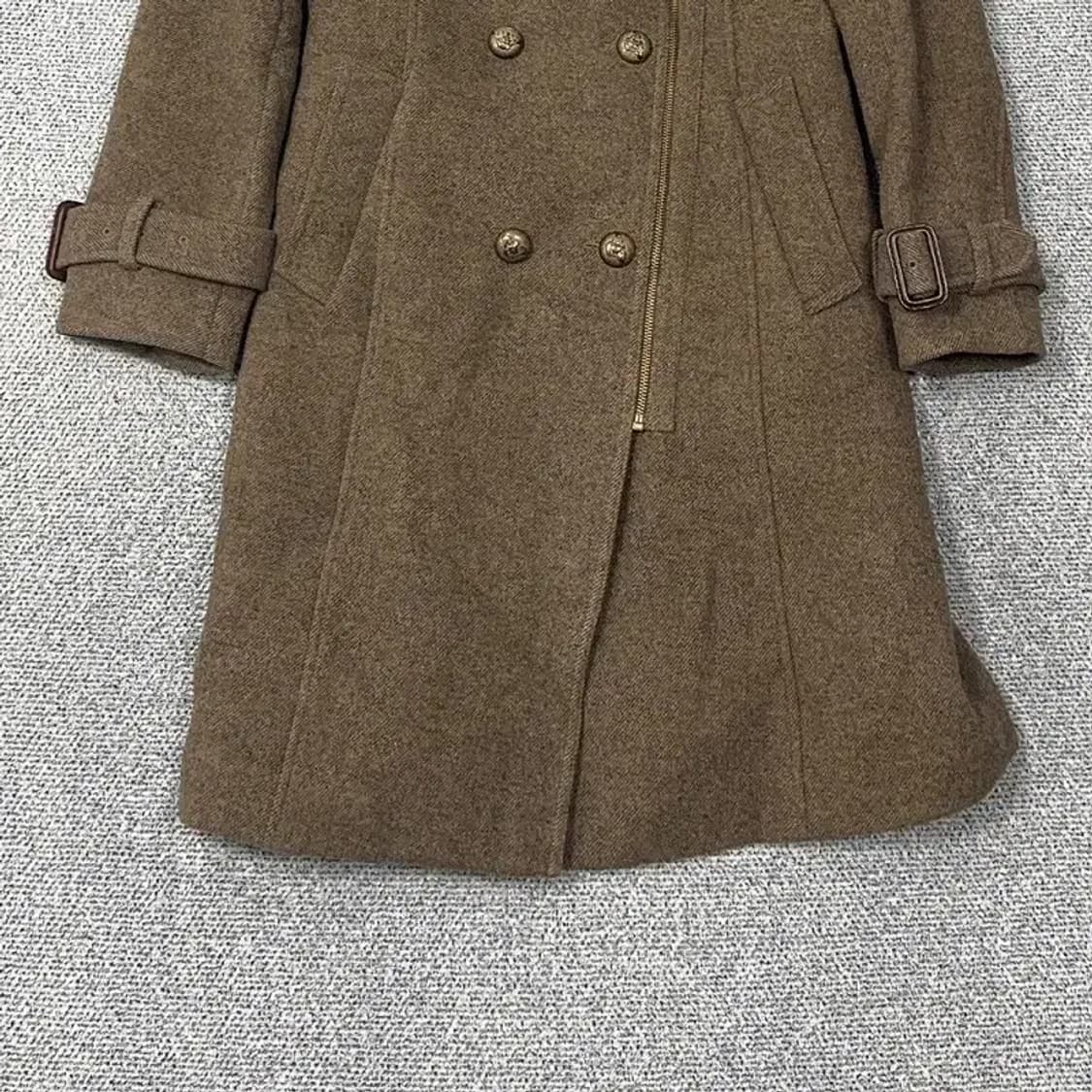 빈폴 여우털 울 브라운 코트 90 상품이미지4