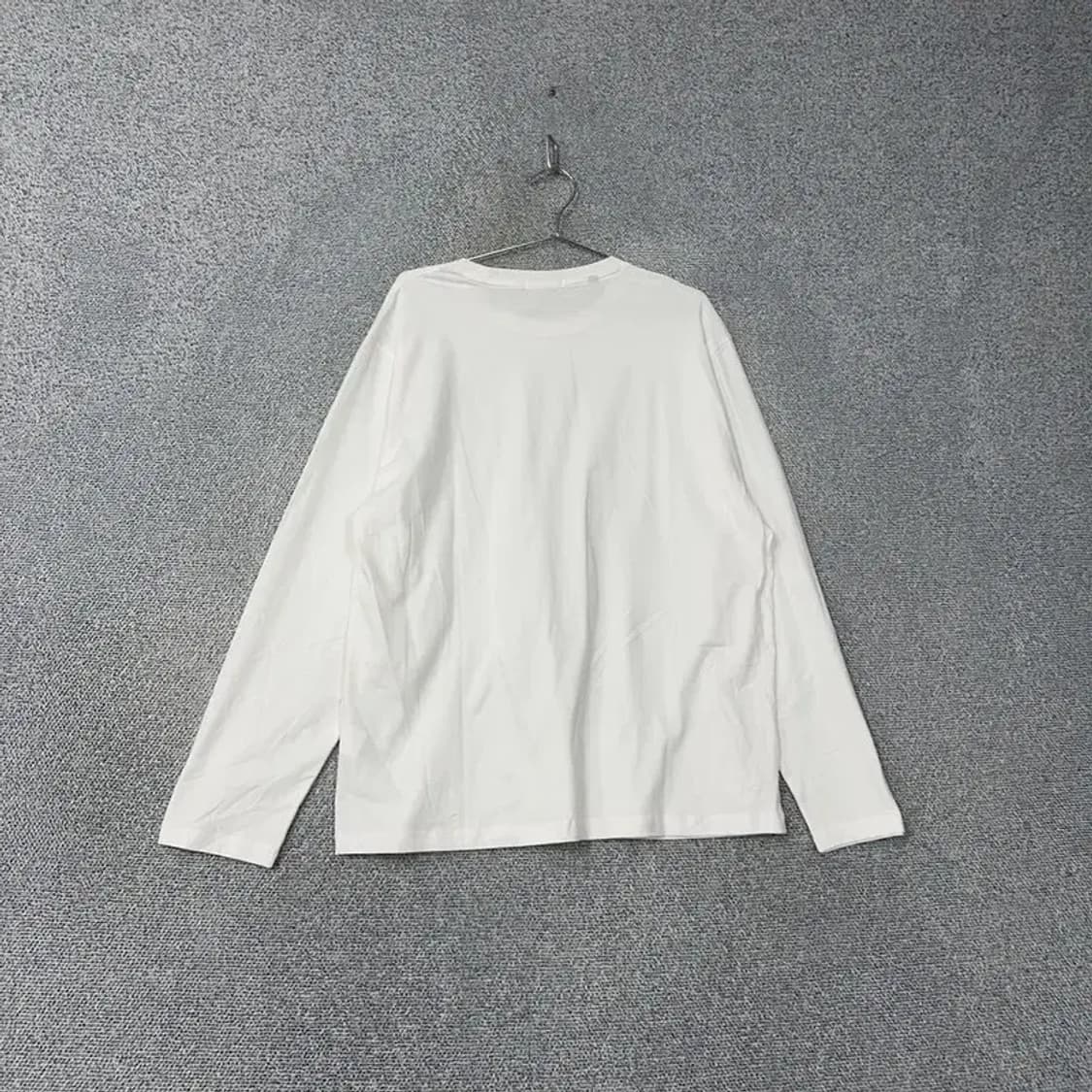 게스 로고 프린팅 화이트 긴팔티 XXL 상품이미지2