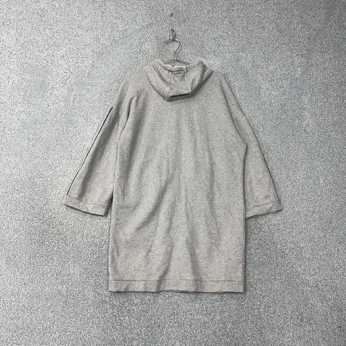 르꼬끄 프린팅 그레이 롱 후드티 M 상품이미지2